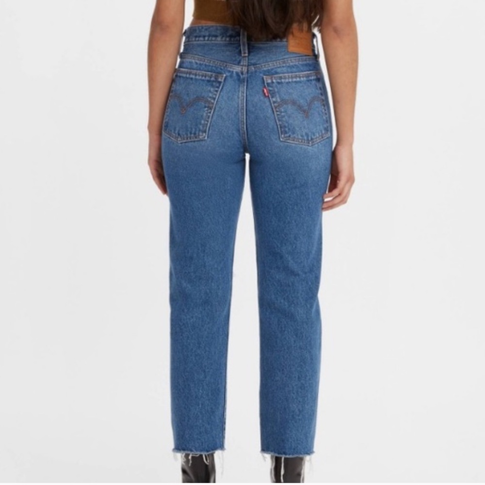 Levi's Wedgie Straight Leg Blue Jeans